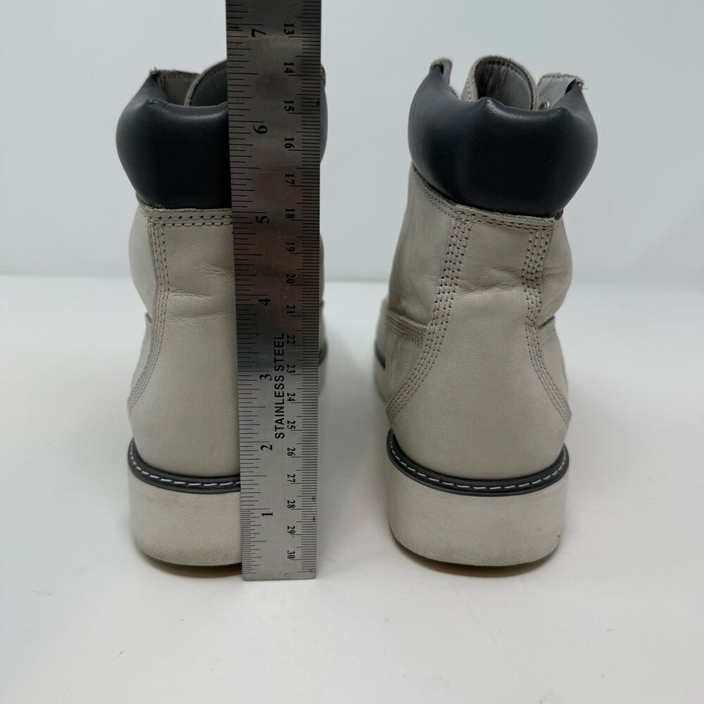 Timberland Boots Women's 8.5 Sensorflex White Ankle Boot Preppy Winter Style - Picture 7 of 13